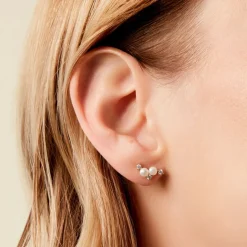 Histoire d'Or Boucles D'Oreilles Puces Katri Or Jaune Perle De Culture Oxyde De Zirconium* Boucles D'Oreilles|Clous D'Oreilles