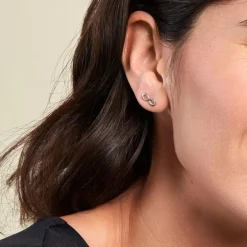 Histoire d'Or Boucles D'oreilles Puces Kamy Argent Blanc* Boucles D'Oreilles|Boucles D'Oreilles Fantaisie