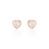 Histoire d'Or Boucles D'oreilles Puces Kadidjatou Or Rose Oxyde De Zirconium* Boucles D'Oreilles|Clous D'Oreilles