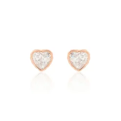 Histoire d'Or Boucles D'oreilles Puces Kadidjatou Or Rose Oxyde De Zirconium* Boucles D'Oreilles|Clous D'Oreilles