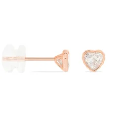 Histoire d'Or Boucles D'oreilles Puces Kadidjatou Or Rose Oxyde De Zirconium* Boucles D'Oreilles|Clous D'Oreilles