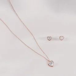 Histoire d'Or Boucles D'oreilles Puces Kadidjatou Or Rose Oxyde De Zirconium* Boucles D'Oreilles|Clous D'Oreilles