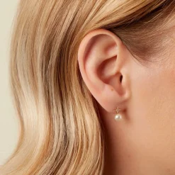 Histoire d'Or Boucles D'Oreilles Puces Kalpana Or Jaune Perle De Culture Oxyde De Zirconium* Boucles D'Oreilles|Clous D'Oreilles