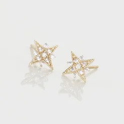 Histoire d'Or Boucles D'oreilles Puces Konstantsia Or Jaune Oxyde* Boucles D'Oreilles|Clous D'Oreilles