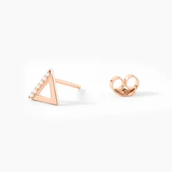 Histoire d'Or Boucles D'oreilles Puces Lorena Argent Rose Oxyde De Zirconium argent rose oxyde zirconium