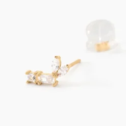 Histoire d'Or Boucles D'oreilles Puces Lizaveta Or Jaune Oxyde De Zirconium* Boucles D'Oreilles|Clous D'Oreilles