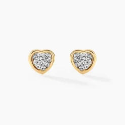 Histoire d'Or Boucles D'oreilles Puces Latanya Or Jaune Strass* Boucles D'Oreilles|Clous D'Oreilles