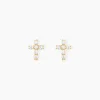 Discount Histoire d'Or Boucles D'oreilles Puces Luna Or Jaune Oxyde De Zirconium