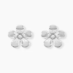 Histoire d'Or Boucles D'oreilles Puces Locmae Argent Blanc* Boucles D'Oreilles|Boucles D'Oreilles Fantaisie