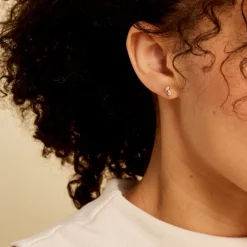 Best Histoire d'Or Boucles D'oreilles Puces Mix And Match Or Jaune Oxyde De Zirconium