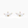 Histoire d'Or Boucles D'oreilles Puces Marquise Or Jaune Oxyde De Zirconium* Boucles D'Oreilles|Clous D'Oreilles