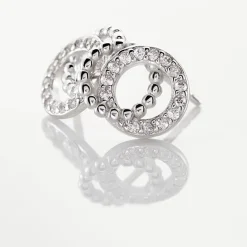 Outlet Histoire d'Or Boucles D'oreilles Puces Magou Argent Blanc Oxyde De Zirconium