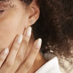 Histoire d'Or Boucles D'oreilles Puces Mahaut Or Blanc Diamant* Boucles D'Oreilles|Clous D'Oreilles