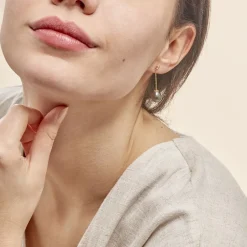 Histoire d'Or Boucles D'oreilles Puces Marie-noela Or Jaune Perle De Tahiti* Boucles D'Oreilles|Boucles D'Oreilles Pendantes