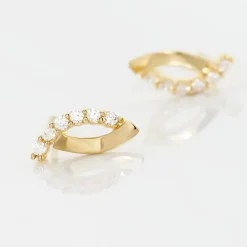 Histoire d'Or Boucles D'oreilles Puces Marlyatou Or Jaune Oxyde De Zirconium* Boucles D'Oreilles|Clous D'Oreilles