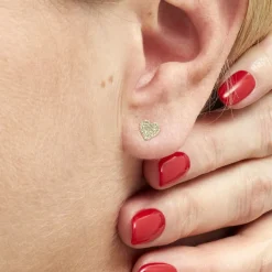 Histoire d'Or Boucles D'oreilles Puces Marta Or Jaune