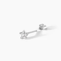 Histoire d'Or Boucles D'oreilles Puces Meriame Argent Blanc Oxyde De Zirconium* Boucles D'Oreilles|Boucles D'Oreilles Fantaisie