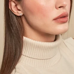 Histoire d'Or Boucles D'oreilles Puces Margret Or Jaune Oxyde De Zirconium* Boucles D'Oreilles|Clous D'Oreilles