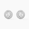 Histoire d'Or Boucles D'oreilles Puces Marquise Argent Blanc Oxyde De Zirconium