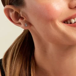 New Histoire d'Or Boucles D'oreilles Puces Marilla Argent Blanc Oxyde De Zirconium