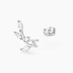 Histoire d'Or Boucles D'oreilles Puces Milda Argent Blanc Oxyde De Zirconium* Boucles D'Oreilles|Boucles D'Oreilles Fantaisie