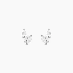 Histoire d'Or Boucles D'oreilles Puces Navette De Zirconium* Boucles D'Oreilles|Boucles D'Oreilles Fantaisie