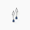 Histoire d'Or Boucles D'oreilles Puces Nolia Or Blanc Saphir Et Diamant* Boucles D'Oreilles|Boucles D'Oreilles Pendantes