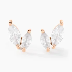 Histoire d'Or Boucles D'oreilles Puces Navette De Zirconium* Boucles D'Oreilles|Boucles D'Oreilles Fantaisie