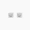 Clearance Histoire d'Or Boucles D'oreilles Puces Neorah Argent Blanc Oxyde De Zirconium