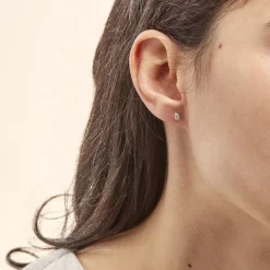 Histoire d'Or Boucles D'oreilles Puces Nevena Or Blanc Diamant* Boucles D'Oreilles|Clous D'Oreilles