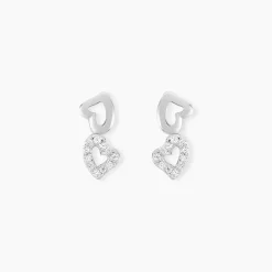 Histoire d'Or Boucles D'oreilles Puces Nonna Argent Blanc Oxyde De Zirconium* Boucles D'Oreilles|Boucles D'Oreilles Fantaisie