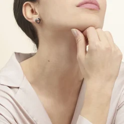 Histoire d'Or Boucles D'oreilles Puces Nolwen Argent  Céramique Oxyde De Zirconium* Boucles D'Oreilles|Boucles D'Oreilles Fantaisie