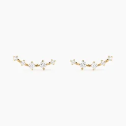 Histoire d'Or Boucles D'oreilles Puces Nichole Or Jaune Diamant Synthétique* Boucles D'Oreilles|Clous D'Oreilles