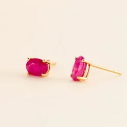 Histoire d'Or Boucles D'oreilles Puces Ovale* Boucles D'Oreilles|Clous D'Oreilles