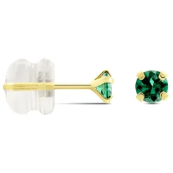 Best Histoire d'Or Boucles D'oreilles Puces De Zirconium or jaune oxyde