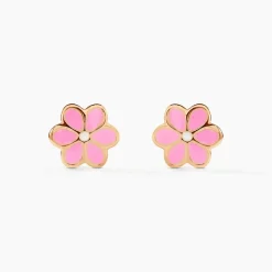 Histoire d'Or Boucles D'oreilles Puces Or Jaune Talia Email* Boucles D'Oreilles|Clous D'Oreilles