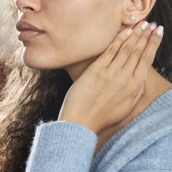 Histoire d'Or Boucles D'oreilles Puces Or Jaune Fragaria Oxydes