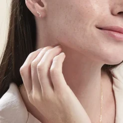 Histoire d'Or Boucles D'oreilles Puces Or Jaune Fortunella Oxydes De Zirconium* Boucles D'Oreilles|Clous D'Oreilles