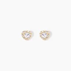 Histoire d'Or Boucles D'oreilles Puces Or Jaune Festuca Oxydes De Zirconium* Boucles D'Oreilles|Clous D'Oreilles