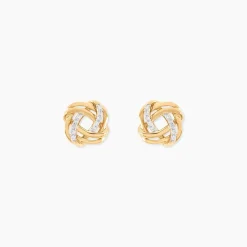 Histoire d'Or Boucles D'Oreilles Puces Otieno Or Jaune Diamant* Boucles D'Oreilles|Clous D'Oreilles