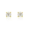 Discount Histoire d'Or Boucles D'oreilles Puces Or Jaune Victoria Diamants