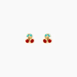 Histoire d'Or Boucles D'oreilles Puces Or Jaune Helicie Email* Boucles D'Oreilles|Clous D'Oreilles