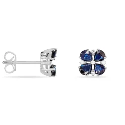 Histoire d'Or Boucles D'oreilles Puces Or Laura Blanc Saphir Et Diamant* Boucles D'Oreilles|Clous D'Oreilles