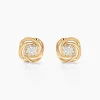 Histoire d'Or Boucles D'oreilles Puces Or Jaune Urlanie Diamants