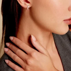 Histoire d'Or Boucles D'oreilles Puces Osip Or Jaune Oxyde De Zirconium* Boucles D'Oreilles|Clous D'Oreilles