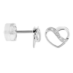 Histoire d'Or Boucles D'oreilles Puces Or Blanc Juliane Diamants* Boucles D'Oreilles|Clous D'Oreilles