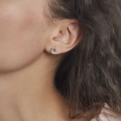 Histoire d'Or Boucles D'oreilles Puces Or Tricolore Vanadissa Diamants