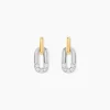 Histoire d'Or Boucles D'Oreilles Puces Or Jaune Oxyde De Zirconium
