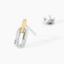 Histoire d'Or Boucles D'Oreilles Puces Or Jaune Oxyde De Zirconium