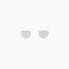 Sale Histoire d'Or Boucles D'oreilles Puces Or Jaune Ianuaria Cristal